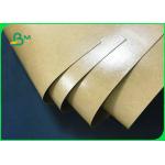 100% Food Grade Pe Film Kraft Paper 300gsm +15g For Lunch Food Boxes for sale