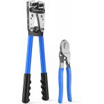Alloy Battery Cable Crimping Tool For Copper Lugs AWG 10-1/0 for sale