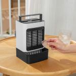 Negative Ion Purification Solar Water Cooling Mist Rechargeable Air Cooler Fan for sale