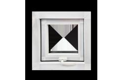 China PVC Hurricane Impact Glass Windows White Double Glass Custom Awning Windows supplier