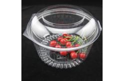 China OEM Customized Shape Disposable Plastic Salad Bowl With Lids supplier