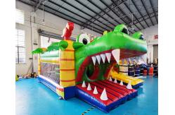 China Alligator Bouncy Castle Inflatable Bouncer Slide Digital Printing supplier