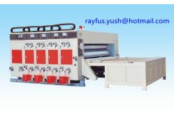China High Efficiency Flexo Printer Slotter Die Cutter Three Four Colour Printing supplier