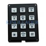Rugged Plastic Industrial Numeric Keypad 12 Keys For Access Control System for sale