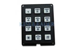 China Rugged Plastic Industrial Numeric Keypad 12 Keys For Access Control System supplier