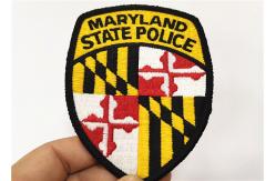 China Security Uniforms Embroidered Badge Patches Sew On Patches For Jackets supplier