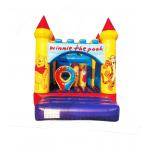 Winnie The Pooh Inflatable Bouncy Castle With Small Circle Pillar for sale