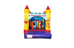 China Winnie The Pooh Inflatable Bouncy Castle With Small Circle Pillar supplier