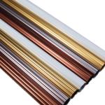 European Style 24mm 28mm Gold Copper Pipe Curtain Rod for sale