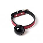 Soft Adjustable Leather Cat Collar With Bell Metal Buckle