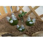Chicken Duck Pottery Garden Ornaments Handmade Ceramic Garden Decorations for sale