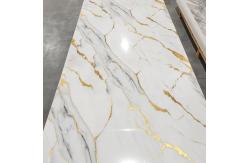 China Glossy/Matt PVC Marble Sheet For Interior Decoration supplier