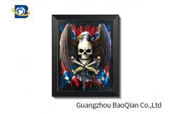 China 3D Effect Lenticular Flip Wolf / Eagle Pattern PP / PET Material Wall Poster supplier