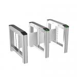 Access Control System Solution Swing Turnstile Gates DC Motor Drive And Speed Passage for sale