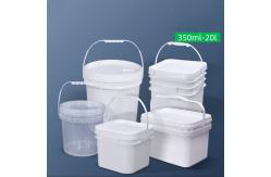 China Recycled Plastic Lid for 8L Square Cement Bucket Good Toughness and Multifunctional supplier