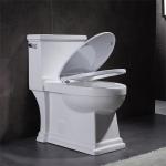 Ceramic Ada One Piece Skirted Toilet Washroom Water Closet Compact Elongated for sale