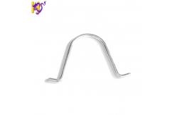 China Customized 4mm Metal Wire Forming Spring Clips Clamp With Zinc Plated supplier