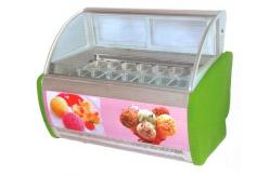 China Danfoss Compressor Ice Cream Display Freezer For Pastry Shop CE Certificate supplier