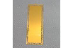China Sublimation Gold Book Mark supplier