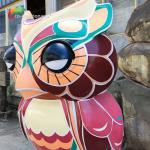 high strength alive sound  Fiberglass Animal Statues Lighting Animatronic Owl for sale