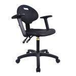 PU Foam Anti Static Lab Chair With Adjustable Height And Backrest For School And Workshop Production Line for sale