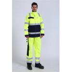 EN20471 Hi Vis Work Jackets , 290gsm Fluorescent Work Jackets for sale