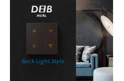 China Smart Automation System KNX Wall Switch Intelligent Push Button Panel supplier