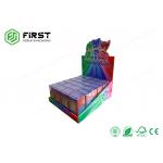 Full Color Printing Customized Foldable Corrugated PDQ Paper Counter Display For Retail Store for sale