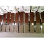 Room Partition Wall , Office Operable Partition Wall 85MM Melamine Panel for sale