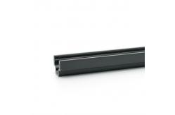 China Flexible High Gloss PE Profile Black Furniture U Channel Extruded Plastic Profiles supplier