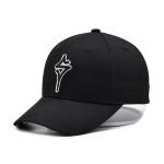 3d Embroidery Cotton Fabric Baseball Cap Unisex Curved Brim Fashion Adult Size for sale