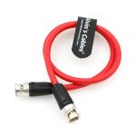 Alvin'S Cables 12G BNC Coaxial Cable HD SDI BNC Male To Male Original Cable For 4K Video Camera 50CM 19.7inches RED for sale