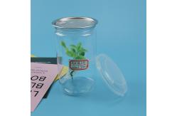 China 350ML Clear Shatterproof Plastic Food Jars For Dry Fruit supplier