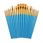 Acrylic Painting Watercolor Blue Artist Paint Brushes Set For Body Face Rock Canvas for sale