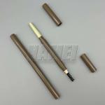 2 in 1 Empty cosmetic packaging Eyebrow tube container Empty Eyeliner Tube Container