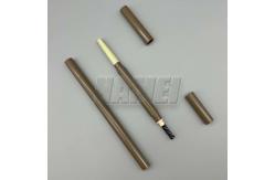 China 2 in 1 Empty cosmetic packaging Eyebrow tube container Empty Eyeliner Tube Container supplier