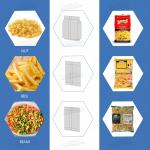 Fully Automatic Multihead Weigher Back Seal Packing For Crackers Chip