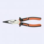 Black Orange Burnished 8 Inch Long Head Pliers Wire Hose Clamp Tool
