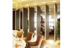 China MDF Finish Folding Partition Walls For Room Division Easy To Operate supplier