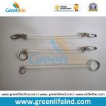 Greenlife Factory Wholesale Plastic TPU Spring Key Coil Chain w/Oval Hook/Split Ring for sale