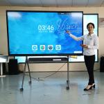 65 85 Inch All In One Interactive Whiteboard Touch Screen for Education School for sale