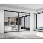 Ultra Narrow Office Partition Door Waterproof Aluminium Sliding Partition Door for sale