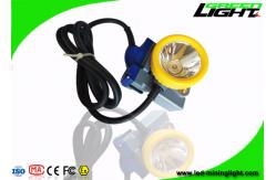 China Underground Rechargeable Miners Headlamp IP68 15000lux 6.6Ah Lithium Ion Battery supplier