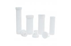 China Customized PP Free Sample Plastic Vitamin Empty Effervescent Tablet Tube with Cap supplier