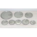 Safe rim Aluminum Easy Open Lid For beverage pop can , tinplate ends