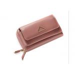 Solid Color Diagonal Shoulder Bag Mini Wallet With Fashion Triangle Hardware for sale