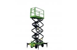 China Manual Pushing Mobile Scissor Lift 14 Meters Aerial Work Platform supplier