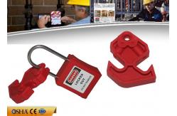 China Nylon Material Circuit Breaker Lock , 16g Switch Breaker Lockout Device supplier