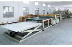 China Smooth Wood Plastic Composite Extrusion Line With Double Screw Extruder supplier