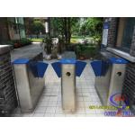 CE Approved Anti Rushing Flap Barriers 304 Stainless Steel TCTP / IP , RS485 for sale